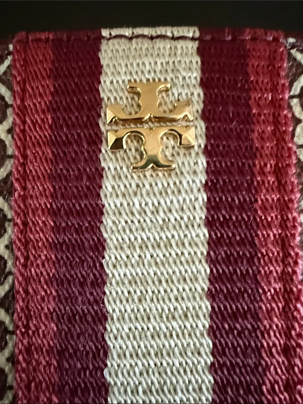 Tory Burch coated corners